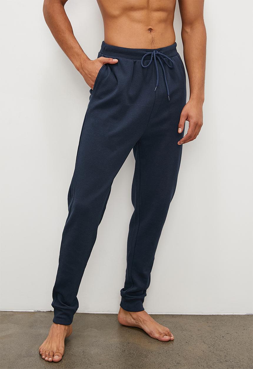 Superbalist - Premium waffle knit lounge pants - navy