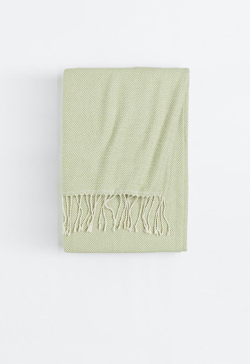 H&M - Jacquard-weave blanket - green/multi