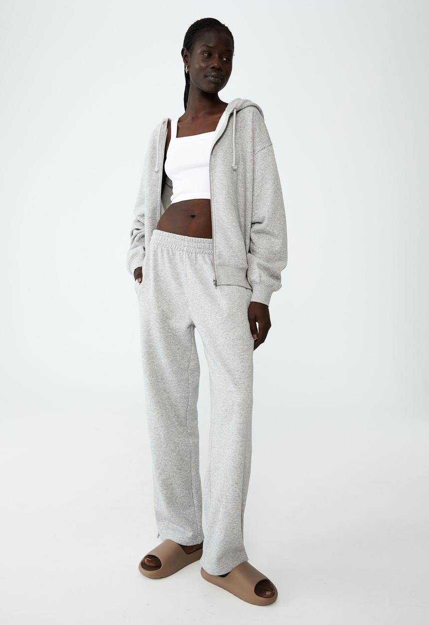 Cotton On - Classic zip-through hoodie - grey marle