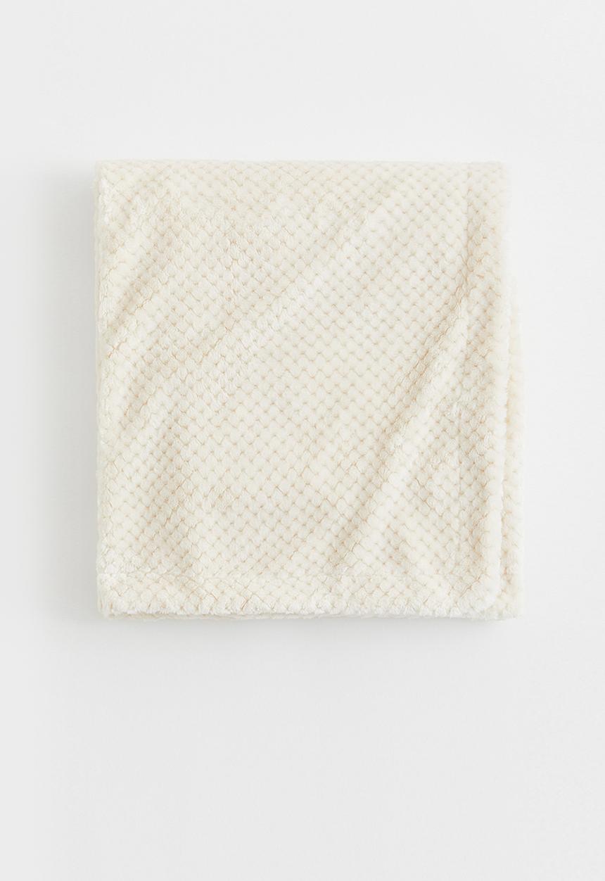 H&M - Fleece blanket - white