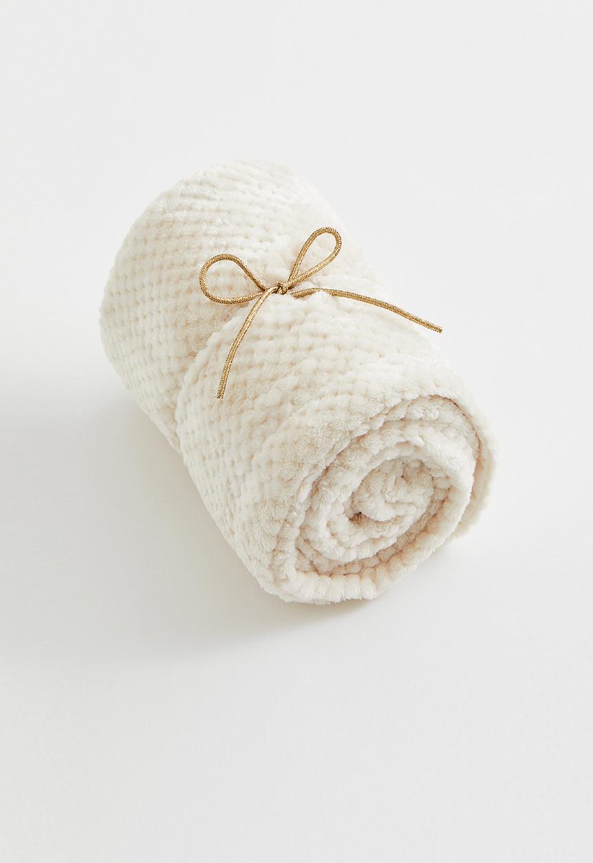 H&M - Fleece blanket - white