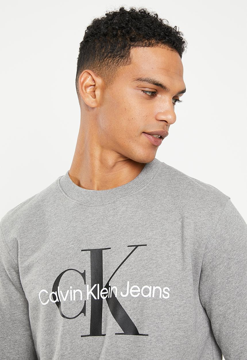Calvin Klein - Core monogram crewneck - grey