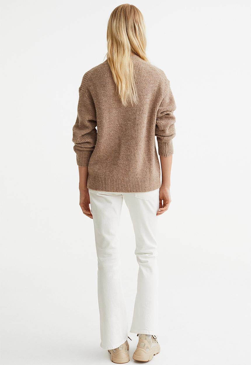 H&M - Rib-knit jumper - beige