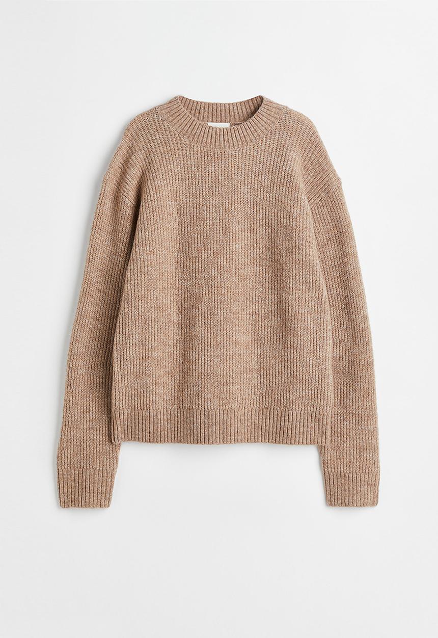 H&M - Rib-knit jumper - beige