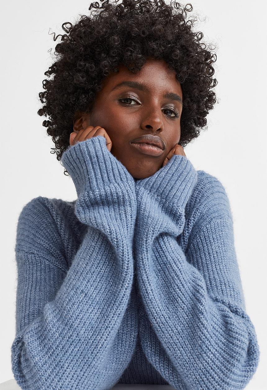 H&M - Rib-knit jumper - blue