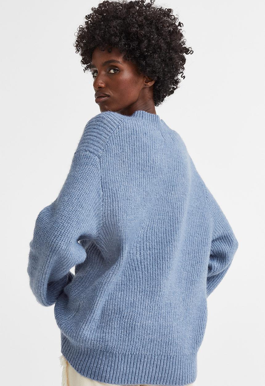 H&M - Rib-knit jumper - blue