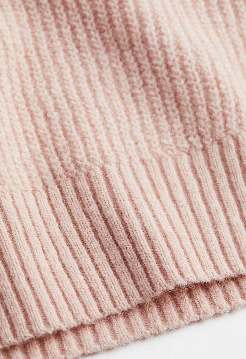 H&M - Rib-knit jumper - light apricot