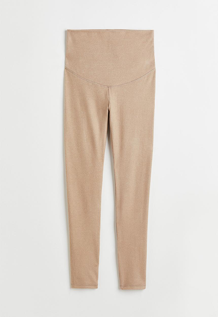 H&M - Mama before & after leggings - light beige