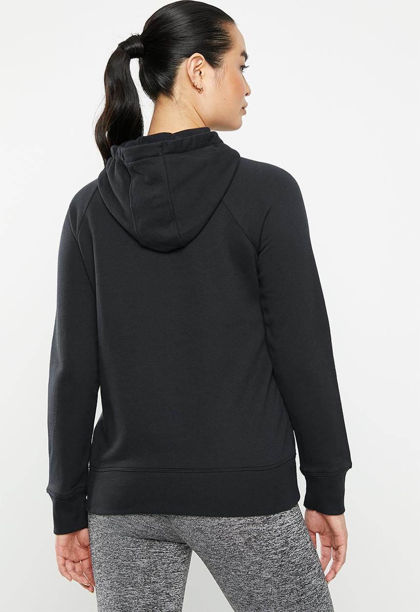 Under Armour - Rival fleece hb hoodie - black/white