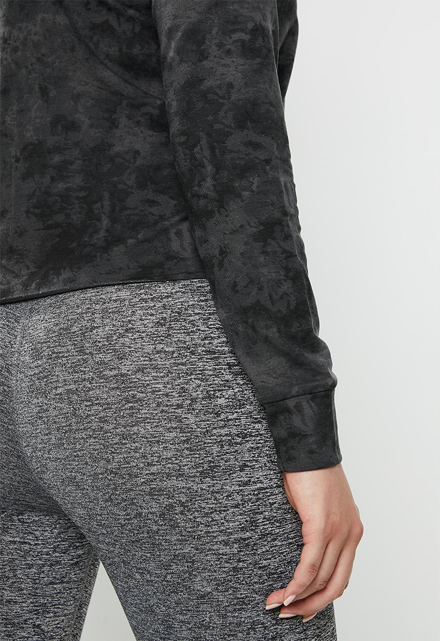 Under Armour - Rival terry print crew - black/white