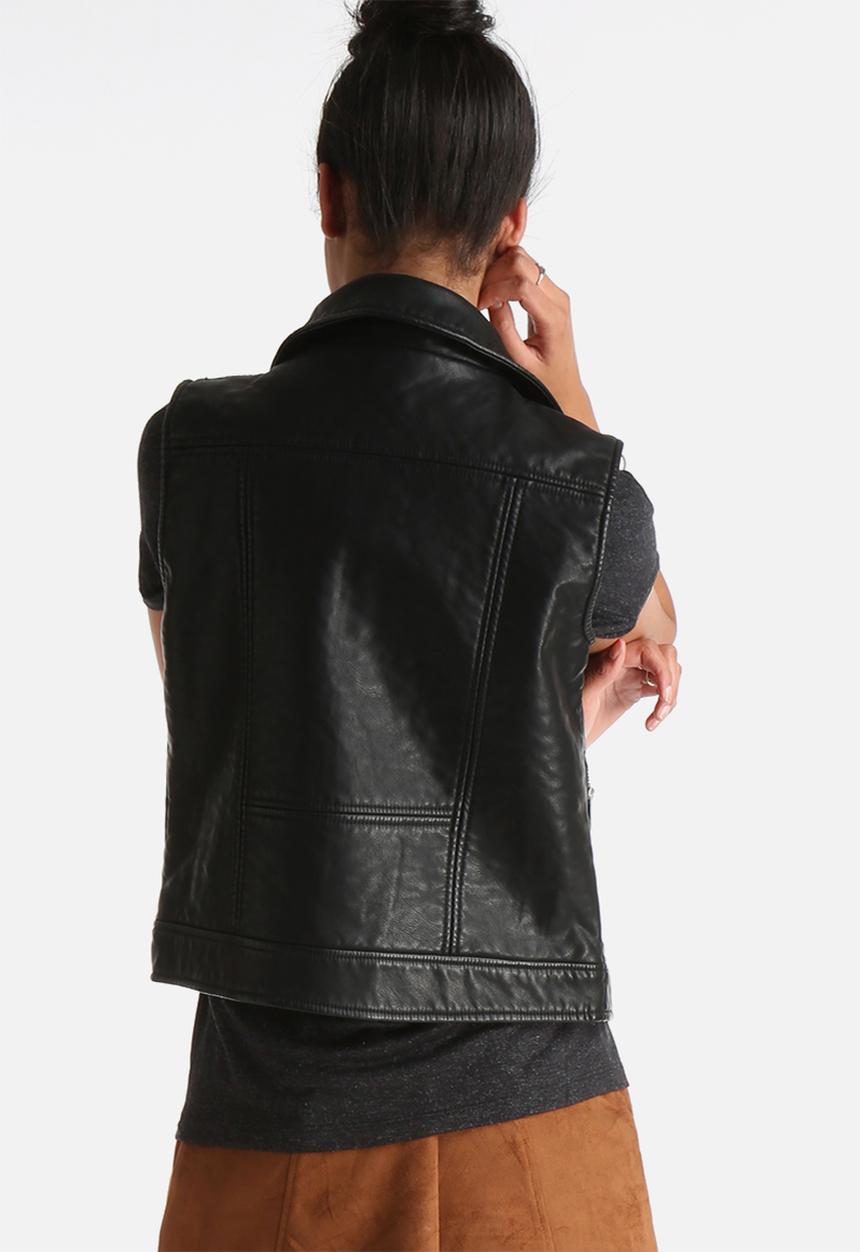 Vero Moda - Emma Minda PU Waistcoat