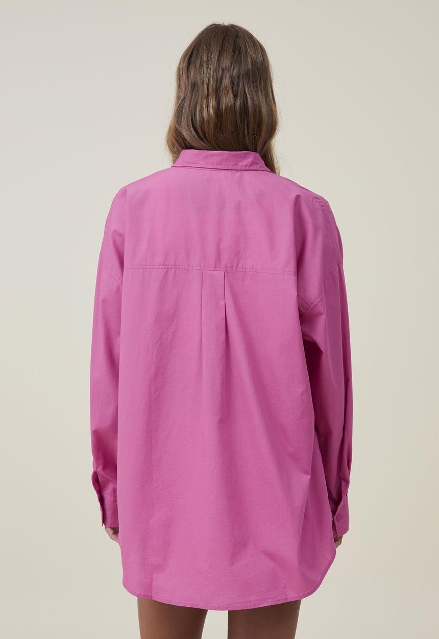 Cotton On - Dad shirt - magenta