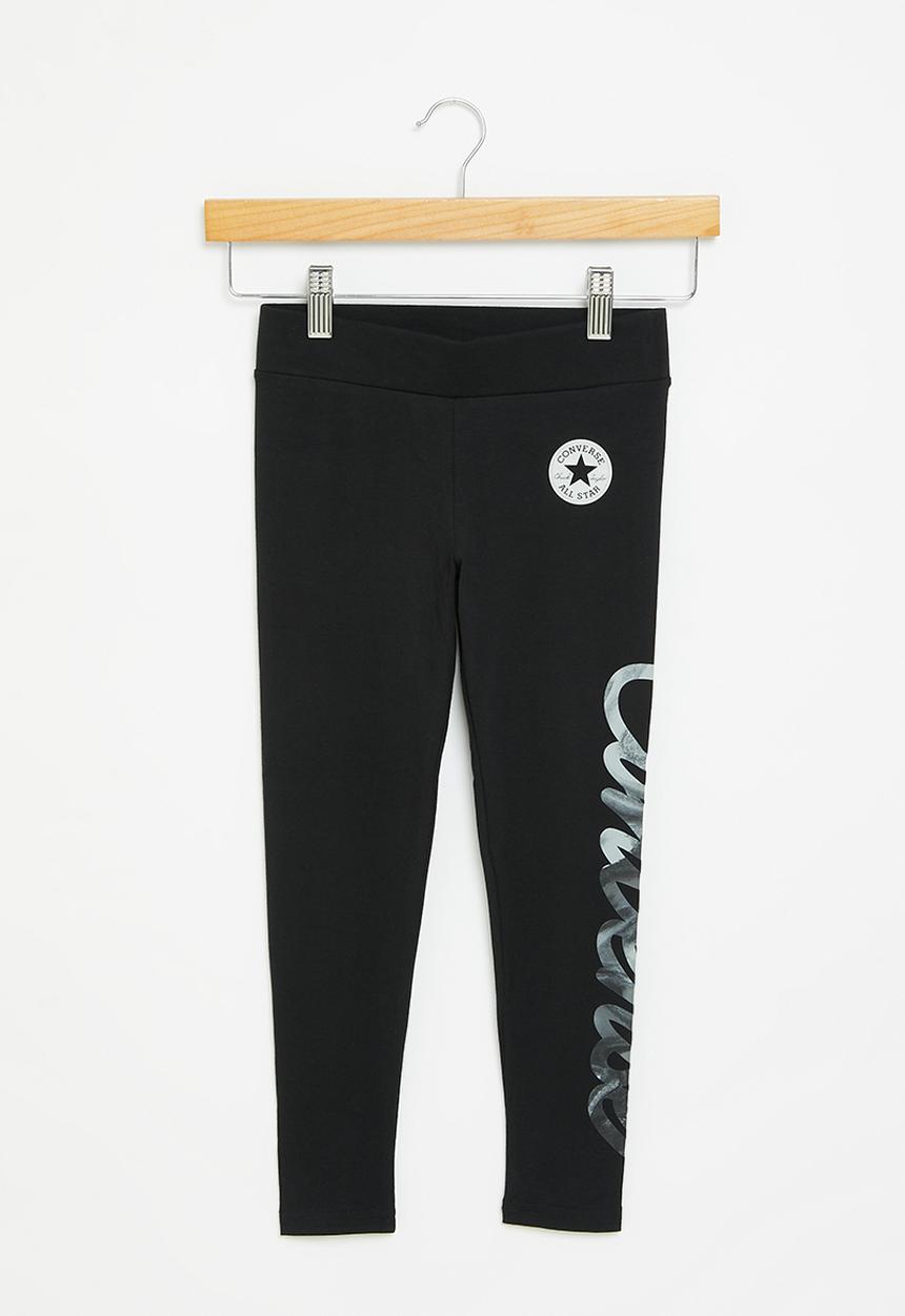 Converse - Cnvg converse script gfx legging - black