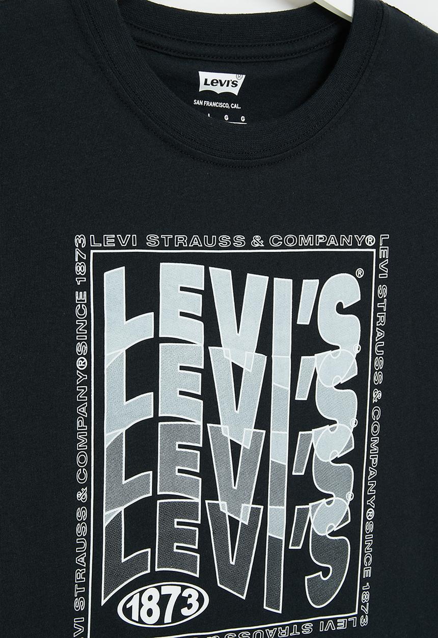 Levi’s® - Lvb wavy logo tee shirt - black