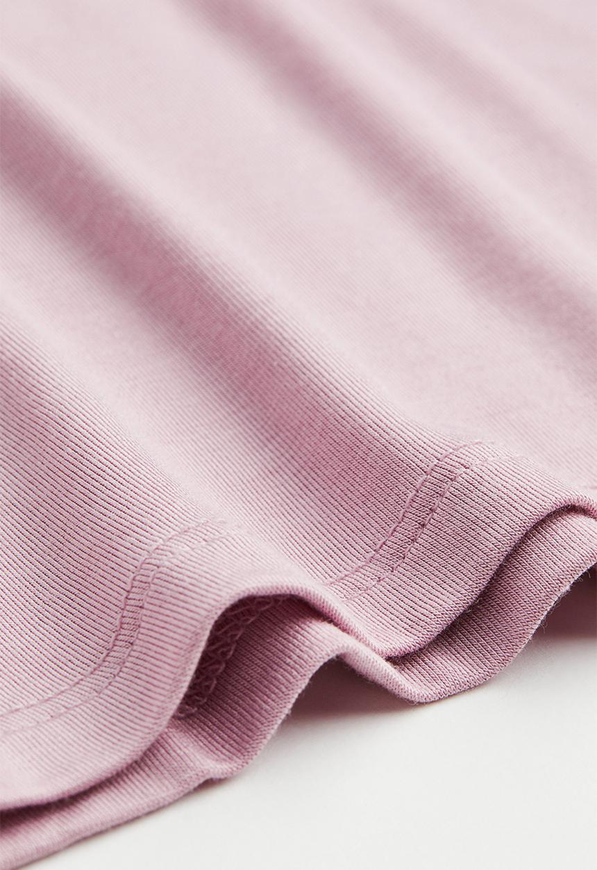H&M - Polo-neck top - dusky pink