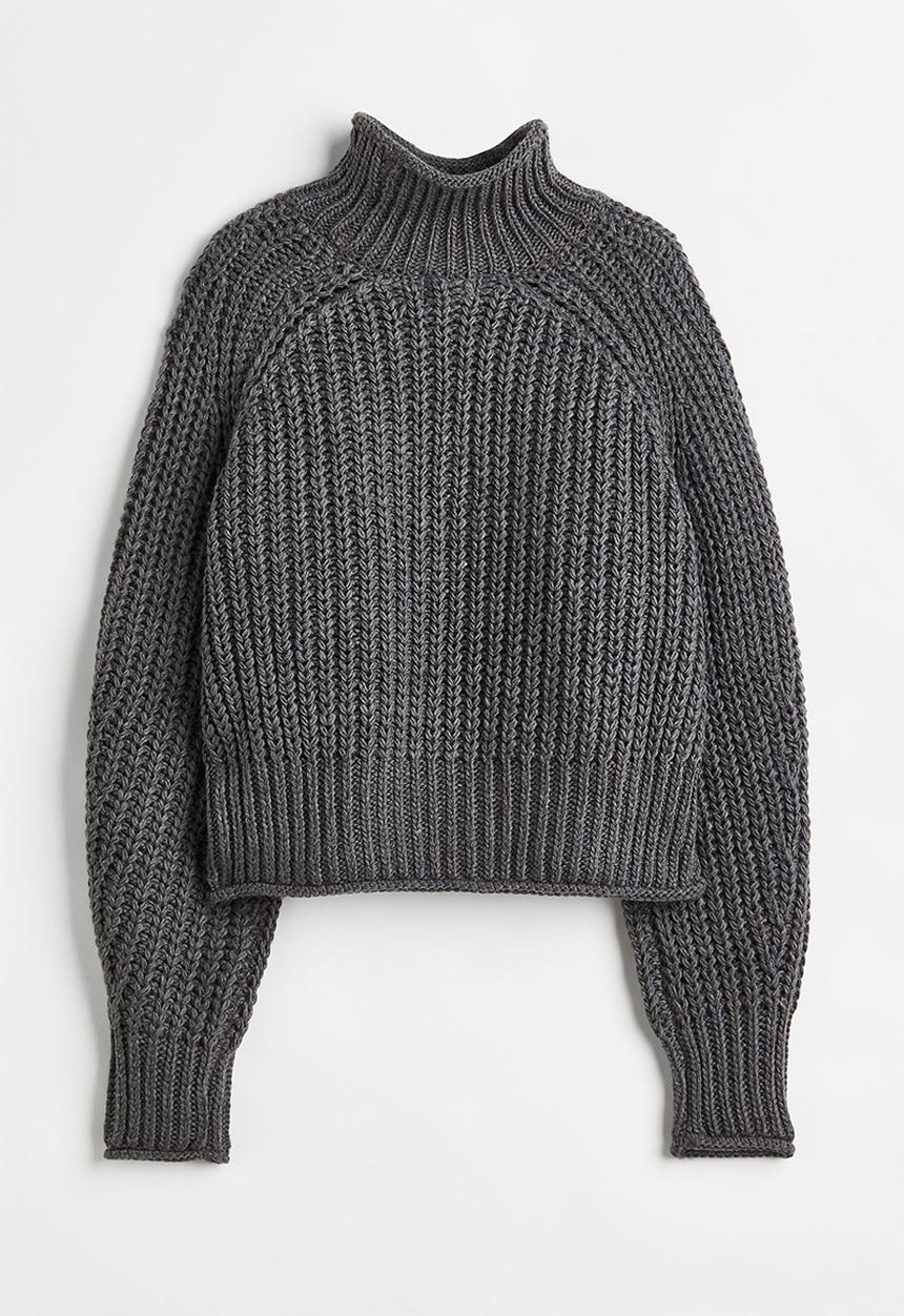H&M - Knitted jumper - dark grey