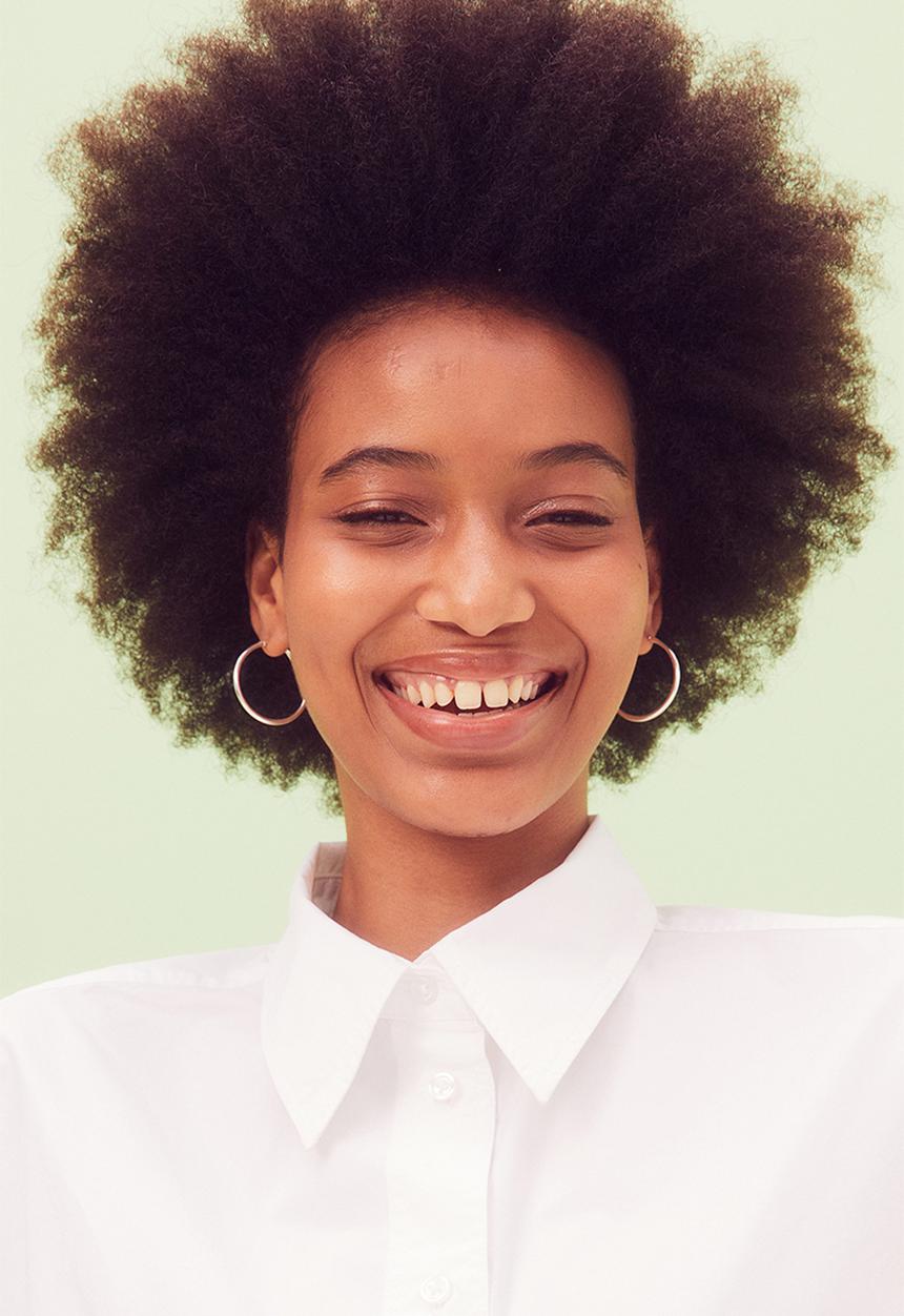 H&M - Oversized cotton shirt - white