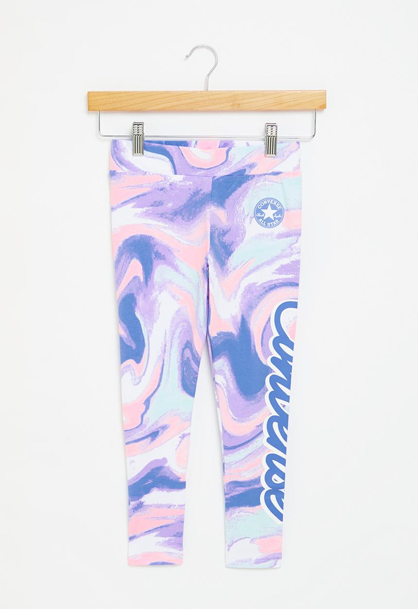 Converse - Cnvg printed high rise legging - royal pulse