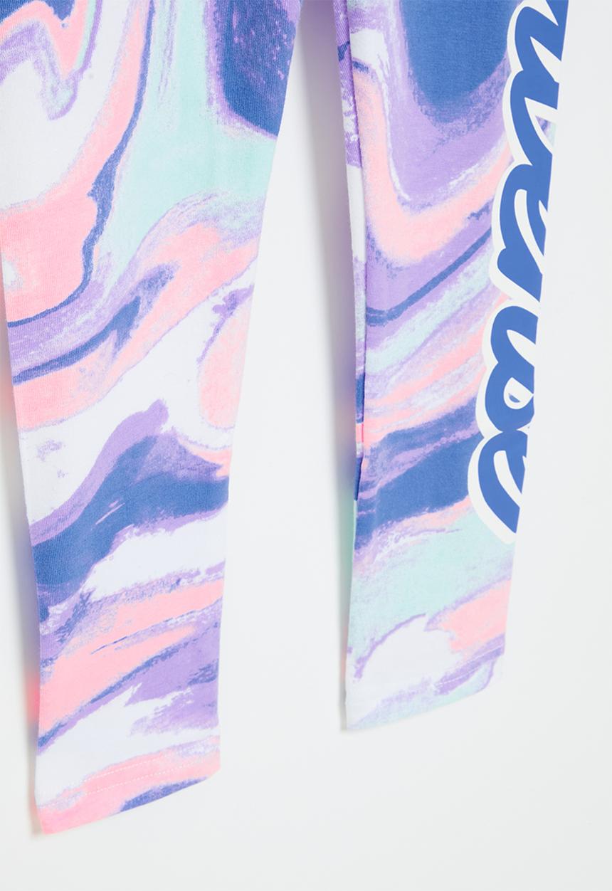 Converse - Cnvg printed high rise legging - royal pulse