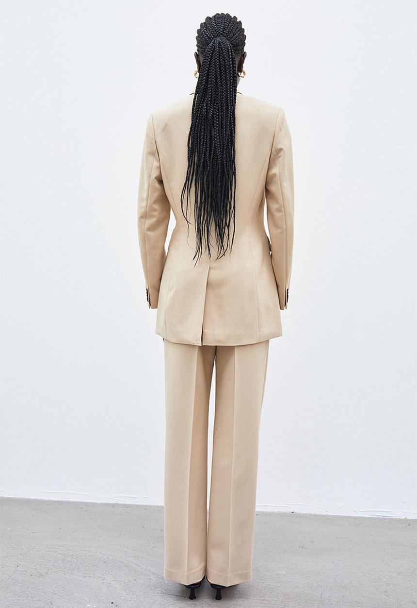 H&M - Double-breasted jacket - beige