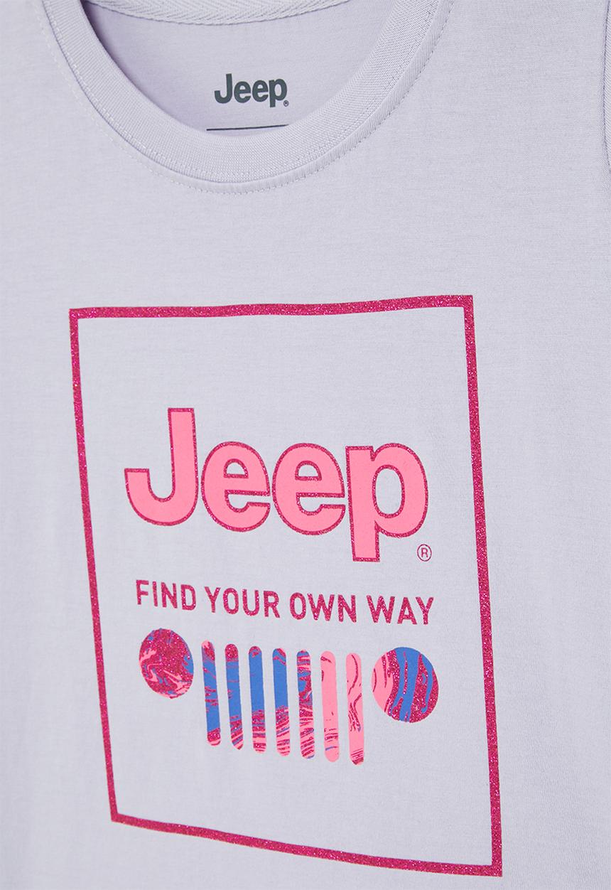 JEEP - Crew neck tee - purple