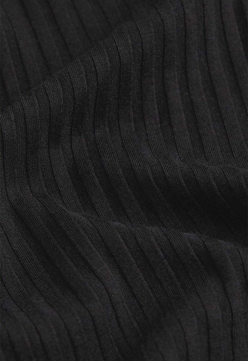 H&M - Mama ribbed trousers - black