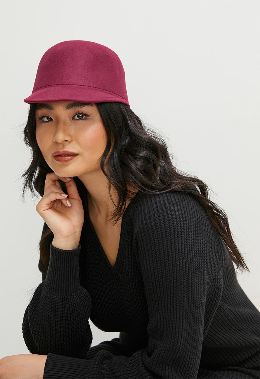 edit - Nadia cap - burgundy