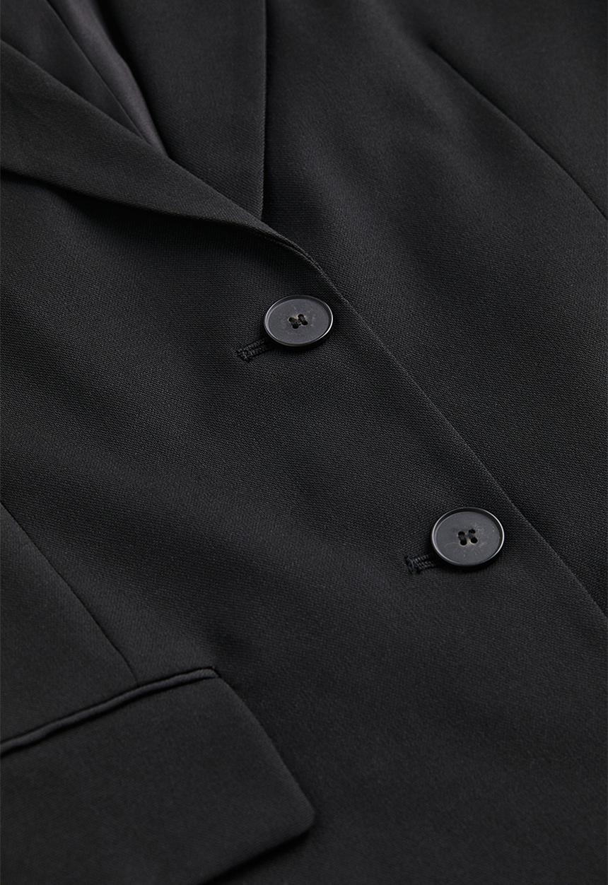 H&M - Oversized single-breasted blazer - black