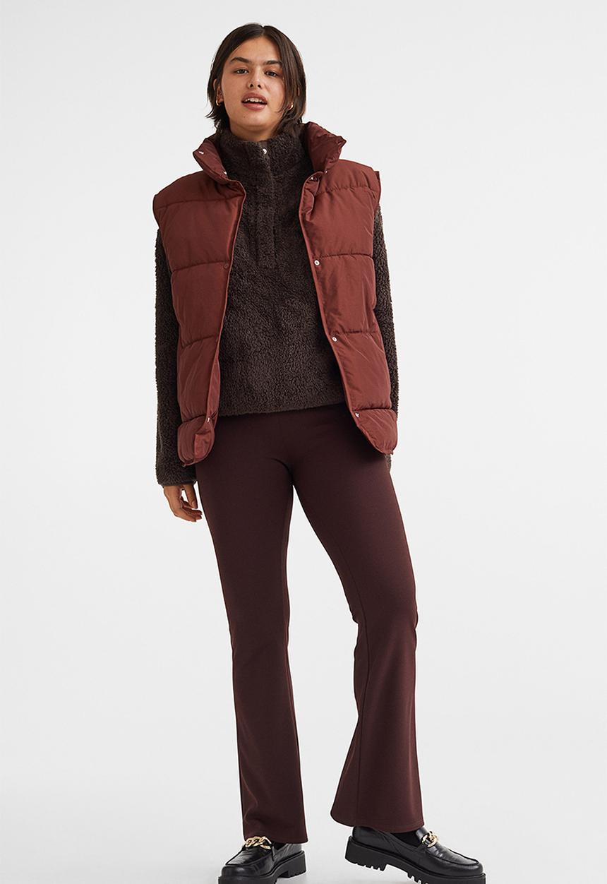 H&M - Puffer gilet - brown