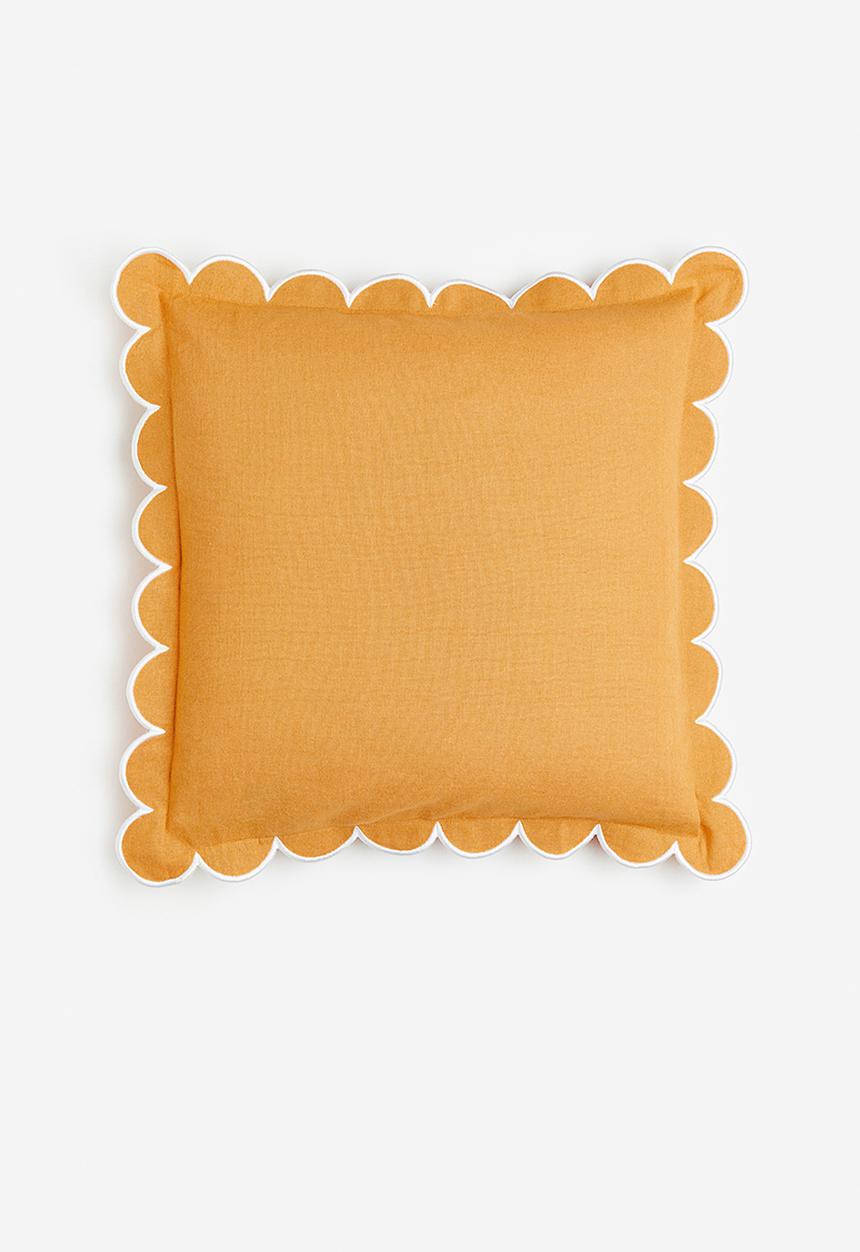 H&M - Linen-blend cushion cover - yellow