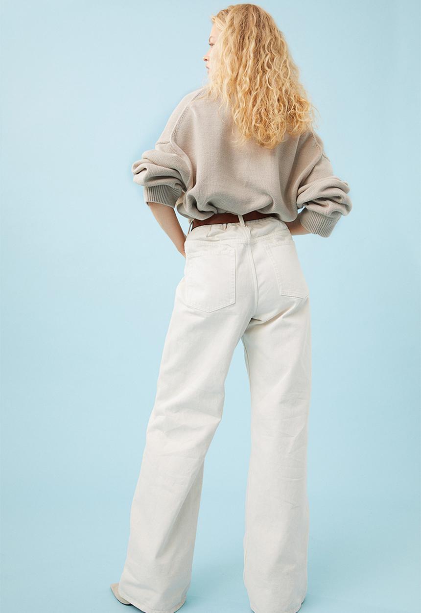 H&M - Oversized cardigan - light beige