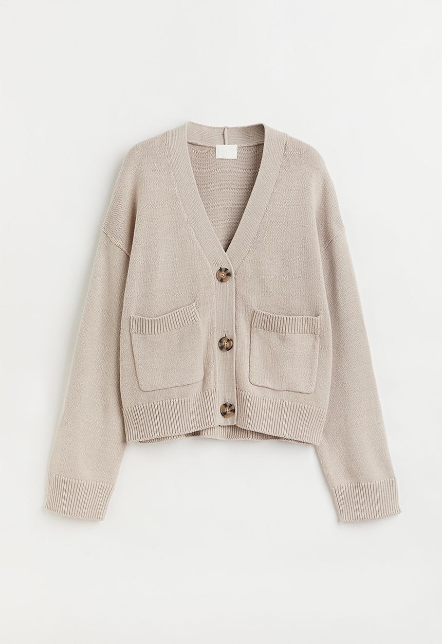 H&M - Oversized cardigan - light beige