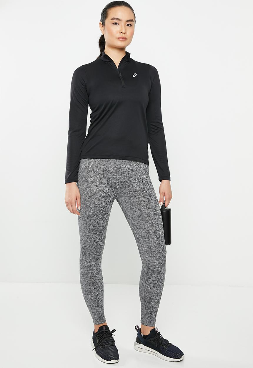 ASICS - Core long sleeve 1/2 zip top - performance black