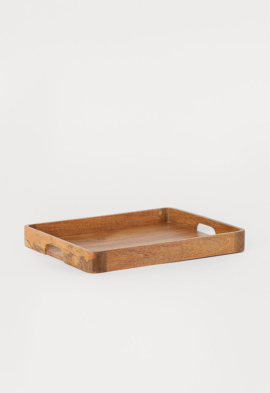 H&M - Wooden breakfast tray - light brown