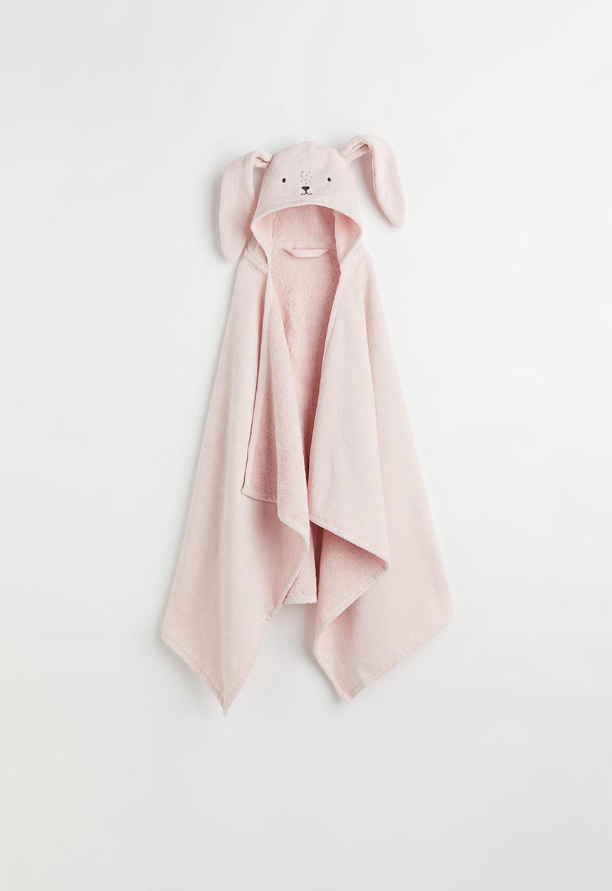 H&M - Hooded bath towel - pink I