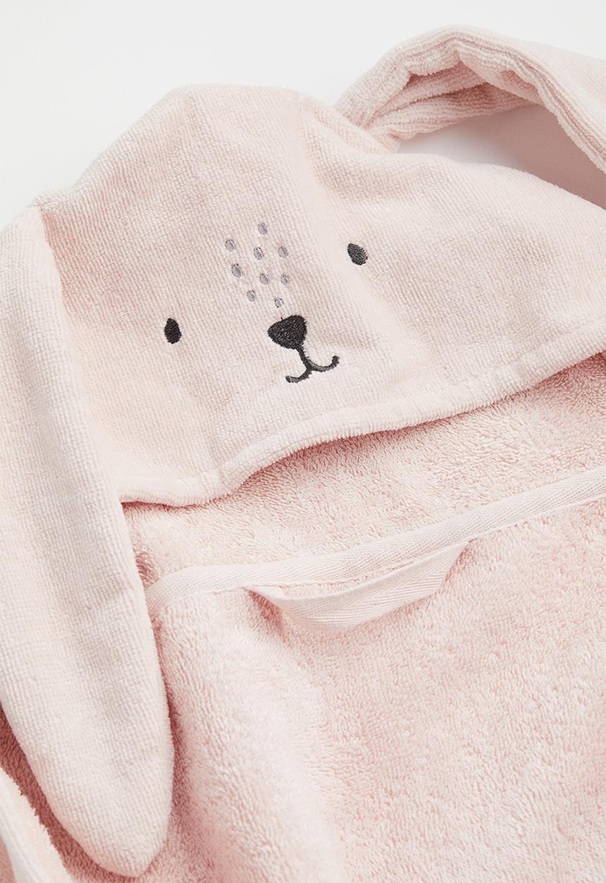 H&M - Hooded bath towel - pink I