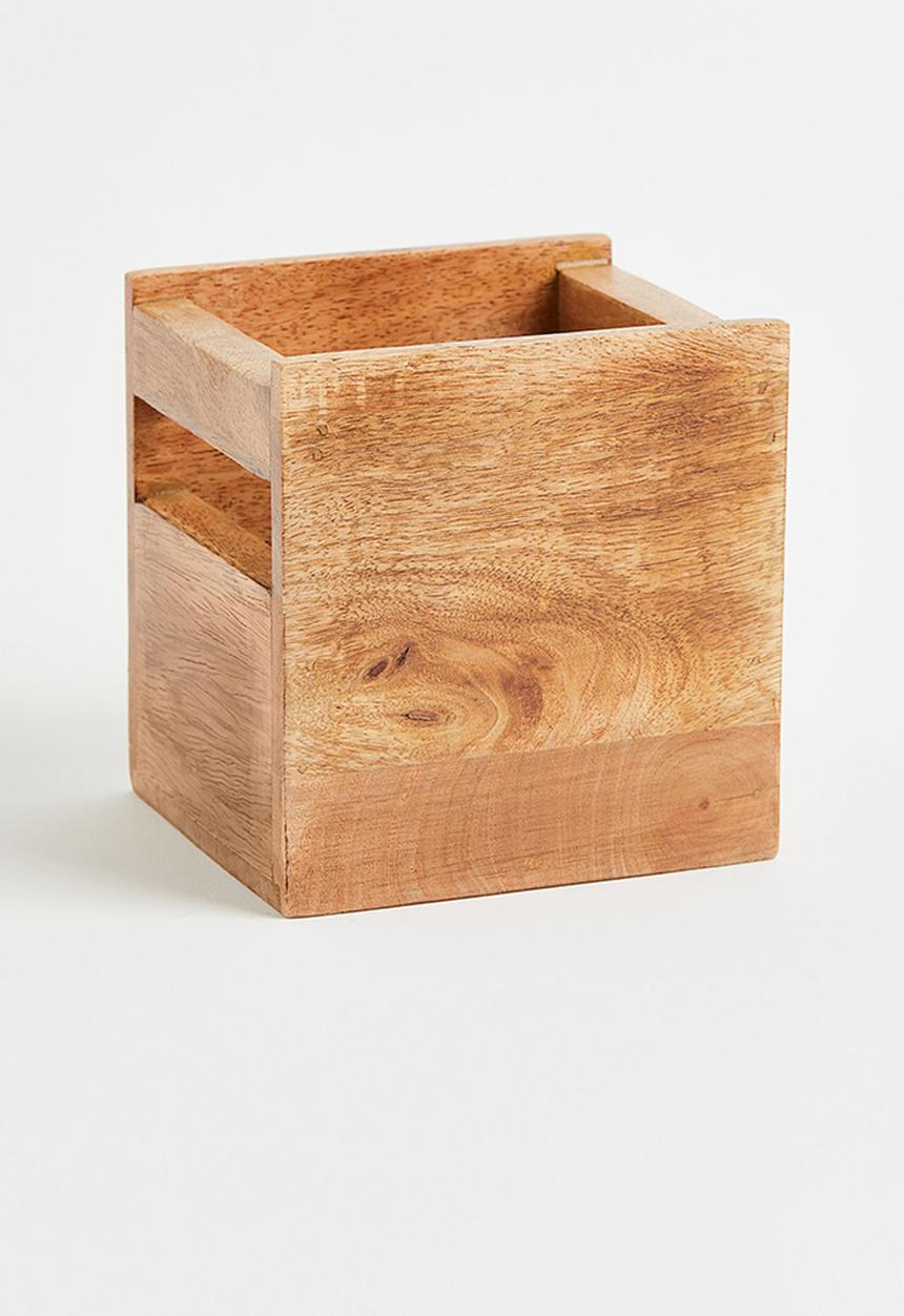 H&M - Wooden storage box - beige