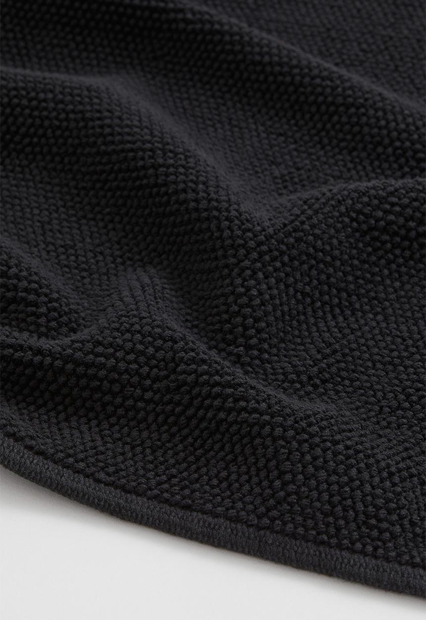 H&M - Cotton bath mat - black I