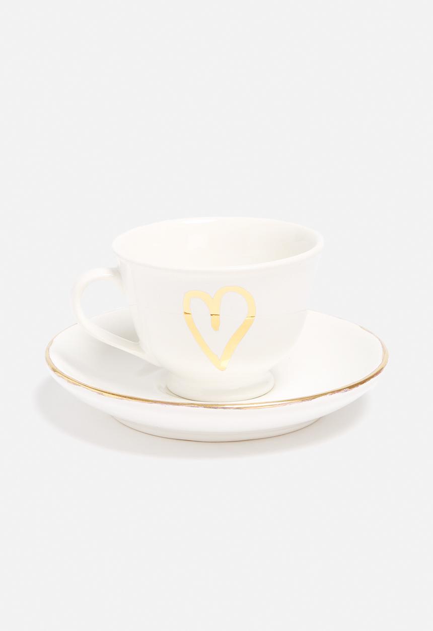 Urchin Art - Teacup & Saucer Set of 2