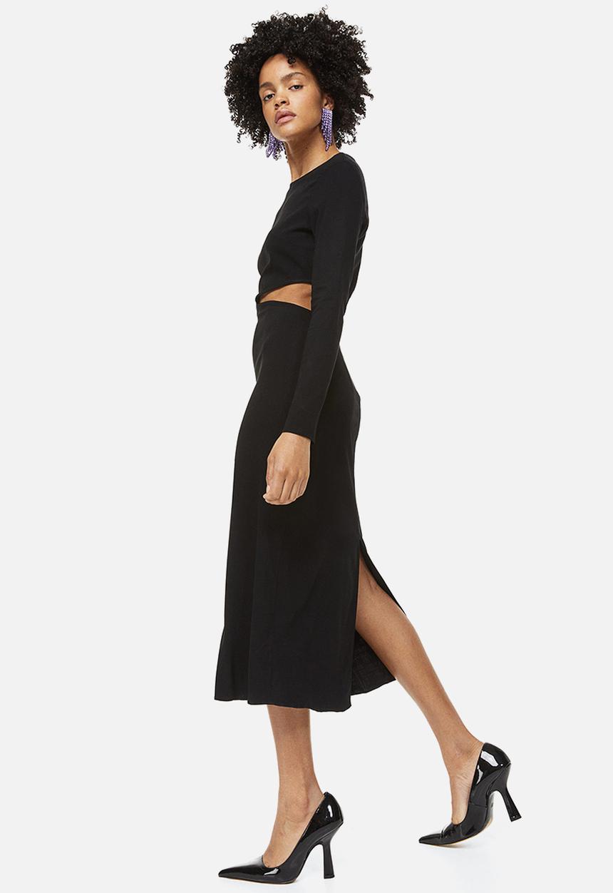 H&M - Cut-out bodycon dress - black