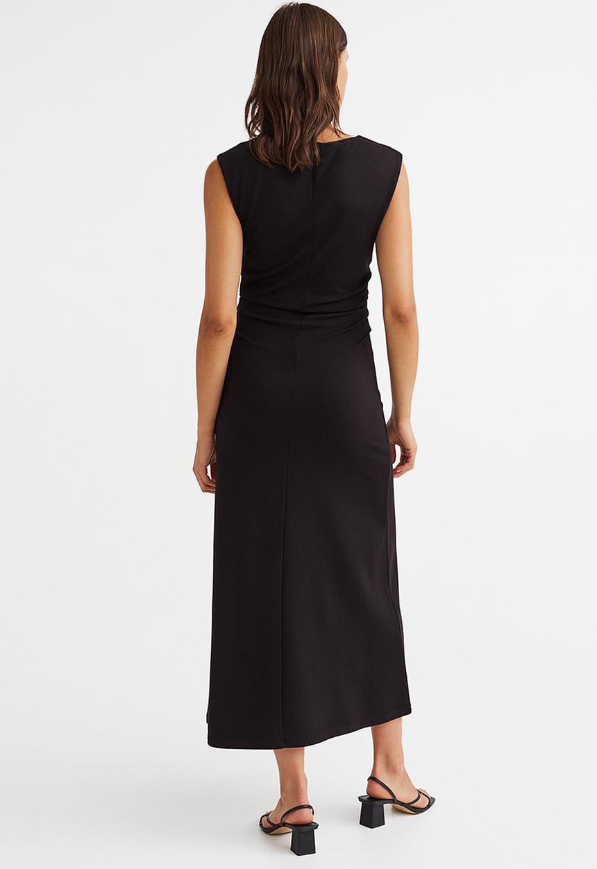 H&M - Tailored jersey dress - black