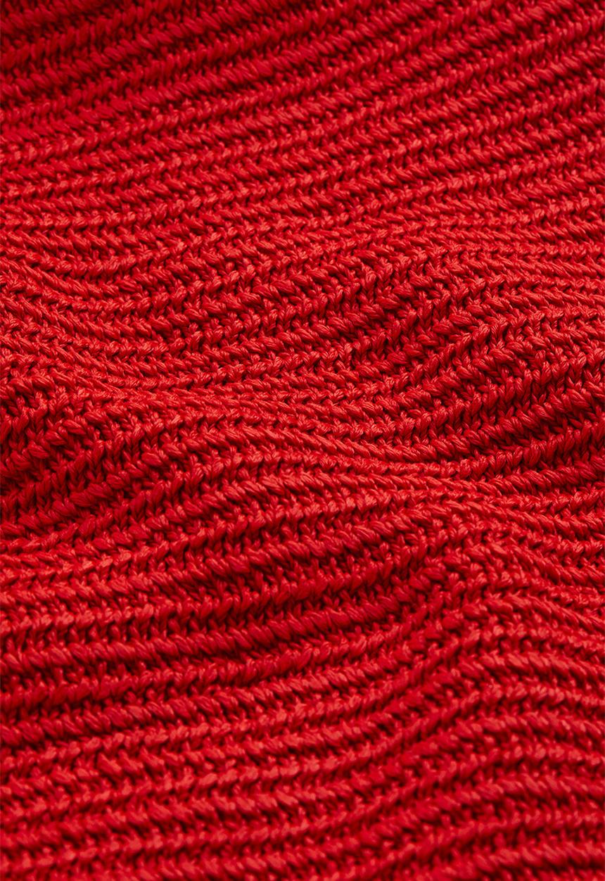 H&M - Knitted skirt - red