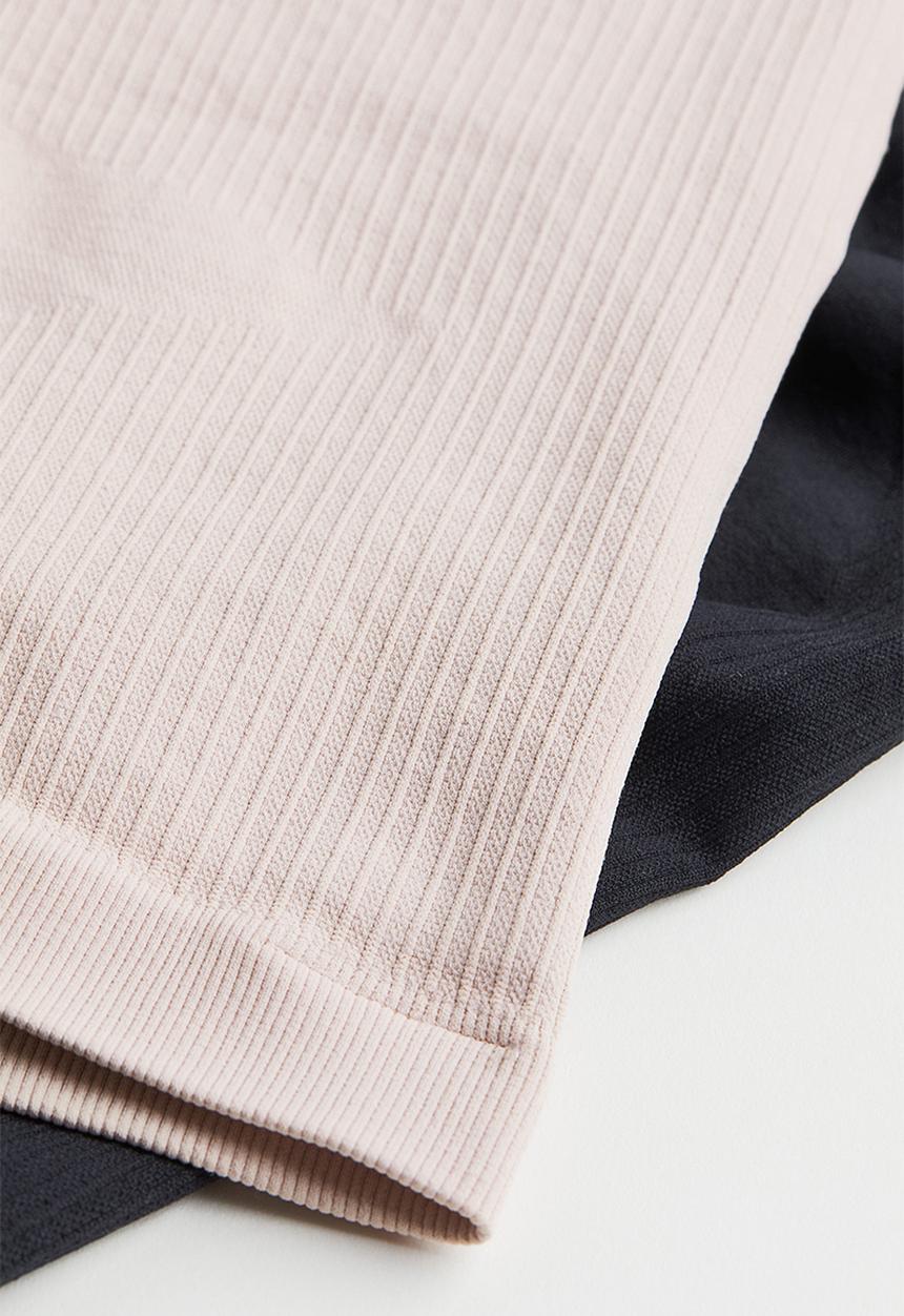 H&M - Mama 2-pack bump band - black/light beige
