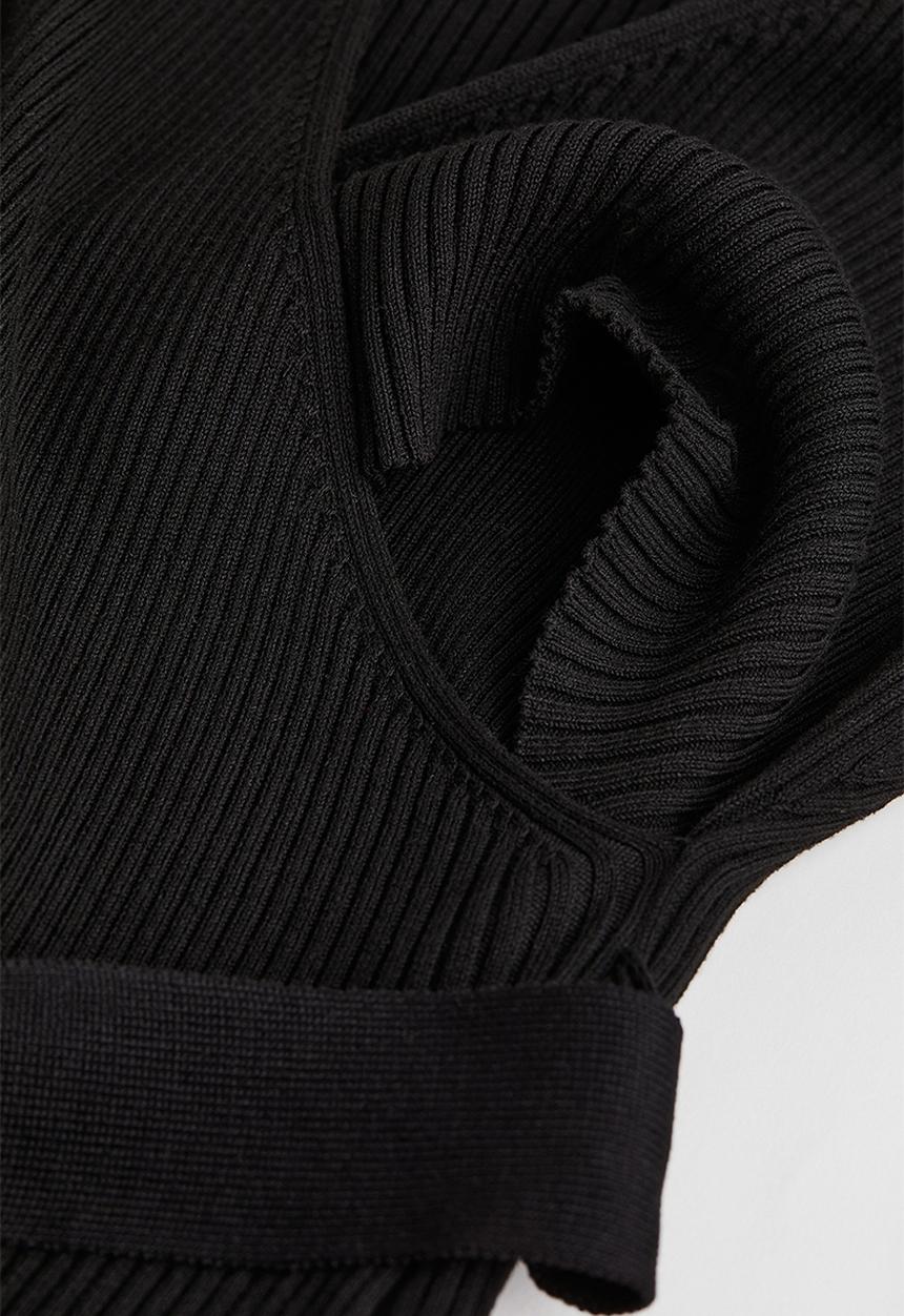 H&M - Wrap dress - black