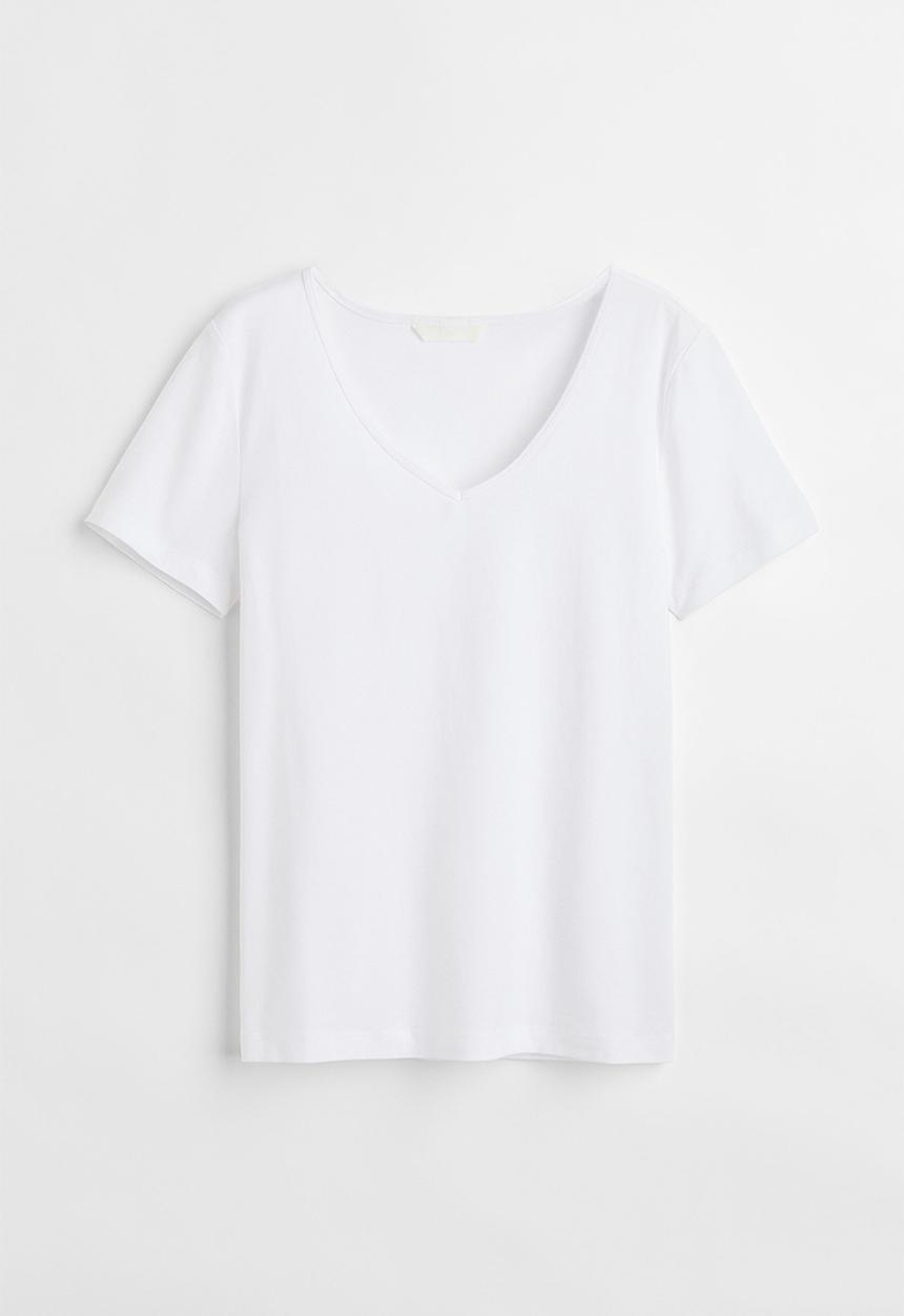 H&M - Cotton T-shirt - white II