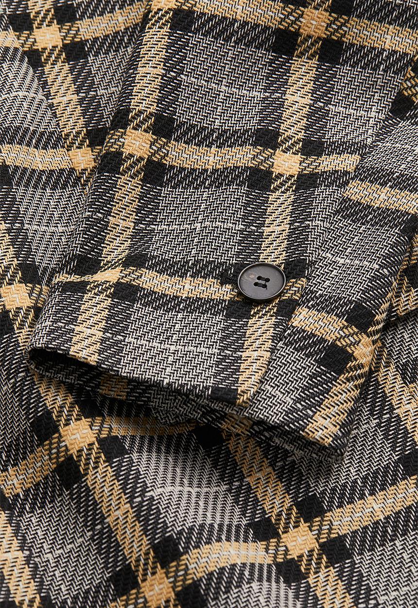H&M - Single-breasted blazer - black/checked
