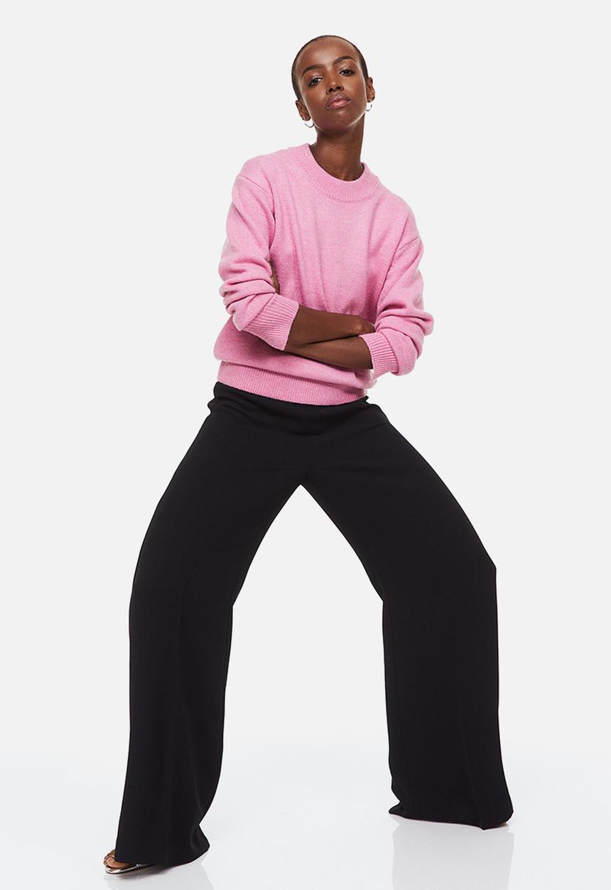 H&M - Tailored trousers - black