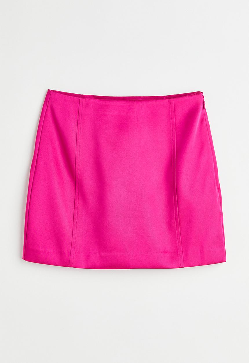 H&M - Mini skirt - cerise
