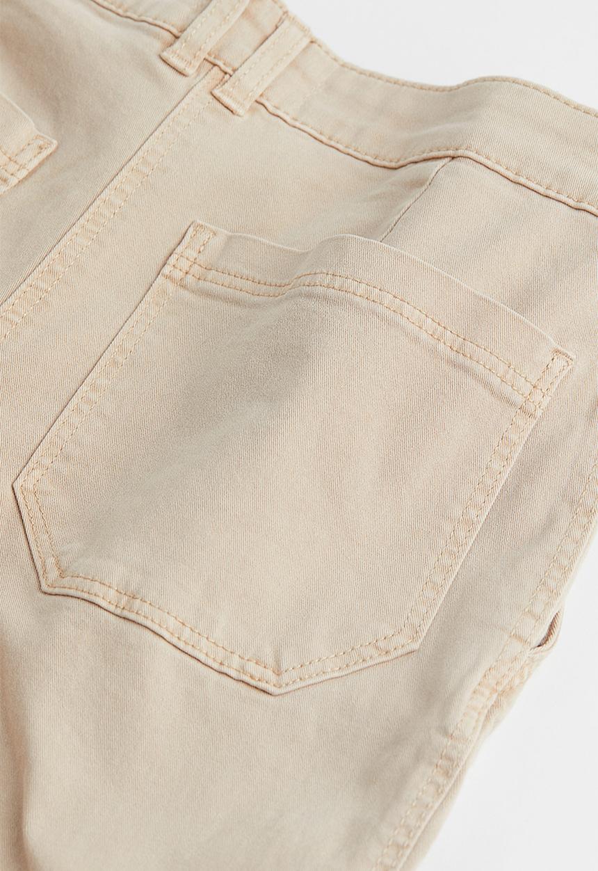 H&M - Cotton twill chinos - light beige
