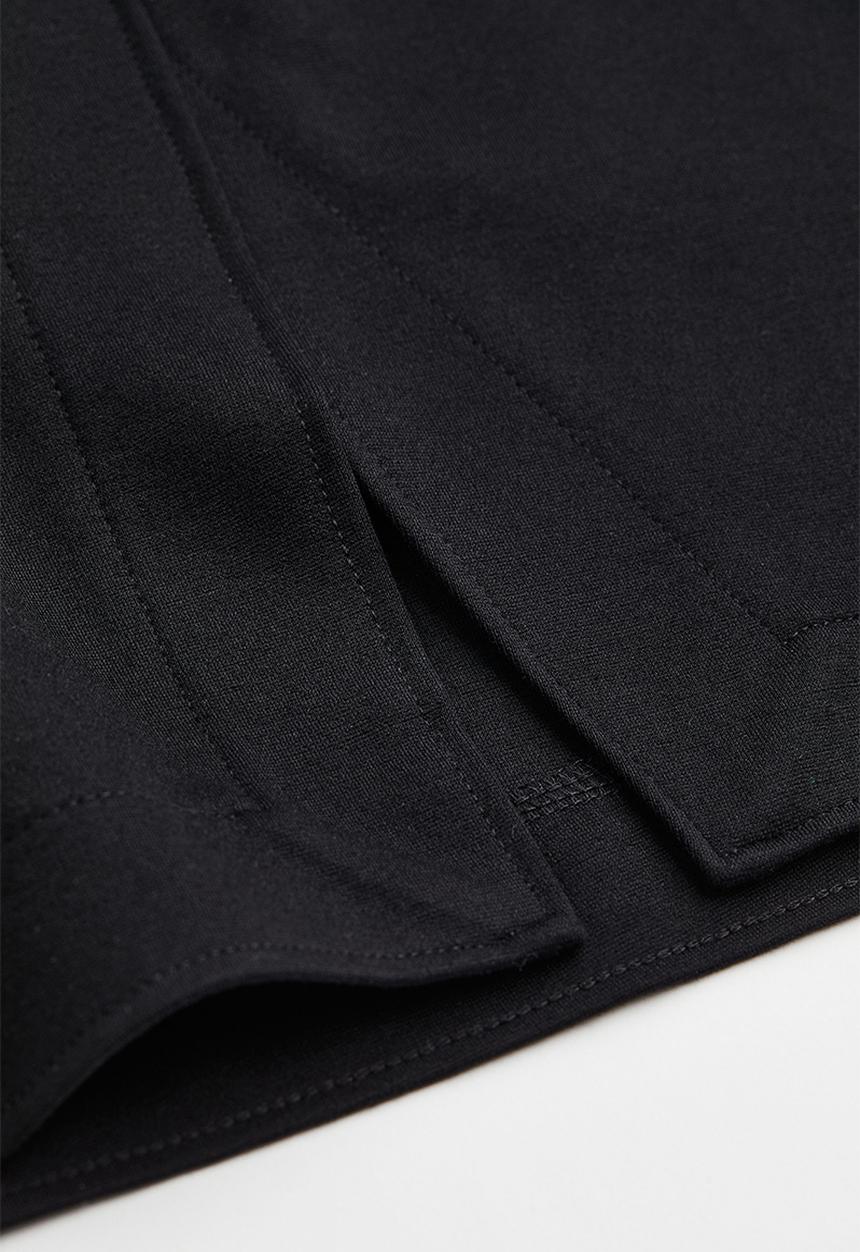 H&M - Short wrapover skirt - black